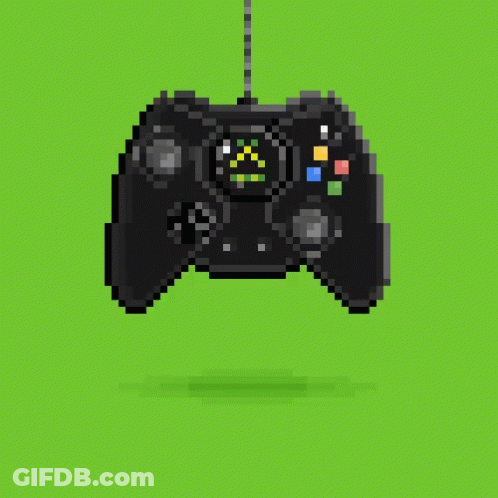 Pixel Art Xbox Controller GIF