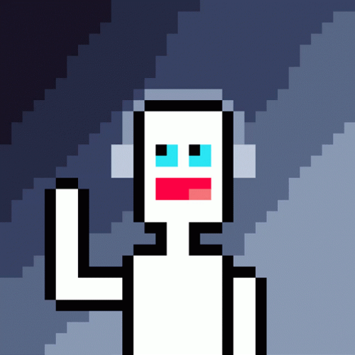 Pixel City Music Man GIF
