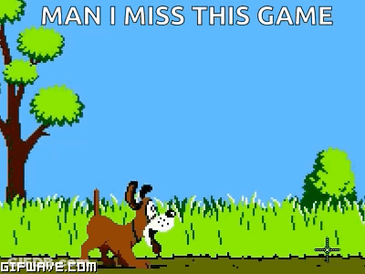 Pixel Dog Walking Man I Miss This Game GIF