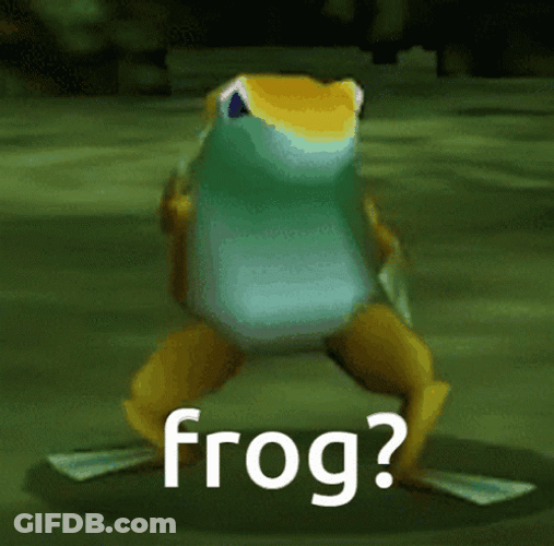 Pixel Frog Dancing Frog GIF