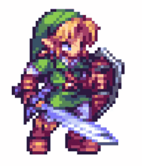 Pixel Legend Of Zelda GIF
