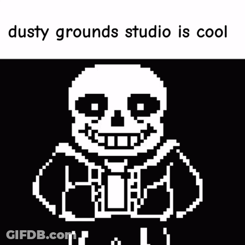 Pixel Skeleton Dusty Grounds Studio Is Cool GIF