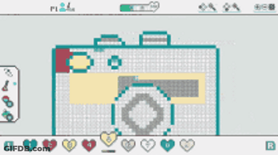 Pixel Vintage Camera Game GIF