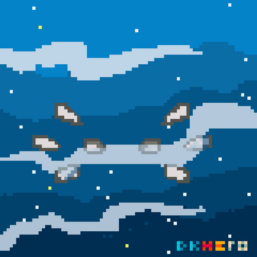 Pixelated Axolotl Appears GIF