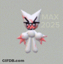 Pixelated Cartoon Character Max 2025 GIF