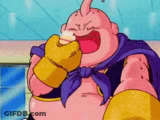 Pixelated Cartoon Character With Purple Cape And Boxing Gloves GIF