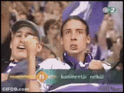 Pixelated Crowd With Number 11 GIF