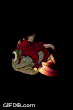 Pixelated Explosion With Smoke GIF