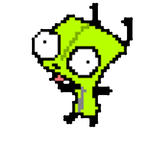 Pixelated Gir Dance GIF