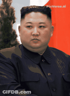 Pixelated Kim Jong Un With Pixverse.ai GIF