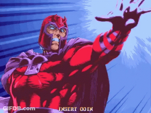 Pixelated Magneto X-Men GIF