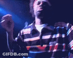 Pixelated Man In Plaid Sweater GIF