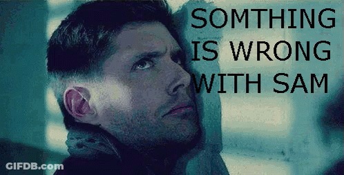 Pixelated Man Saying Something Is Wrong With Sam GIF