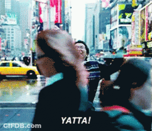 Pixelated Man Taking Selfie Yatta GIF