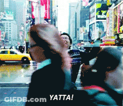 Pixelated Man Taking Selfie Yatta GIF