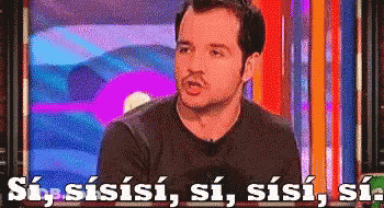 Pixelated Man Talking Si Sisi Si Sisi Si GIF