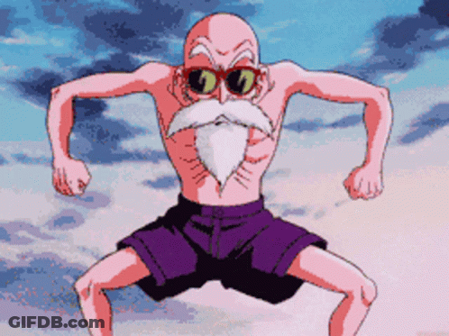 Pixelated Man With Beard Sunglasses And Shorts GIF