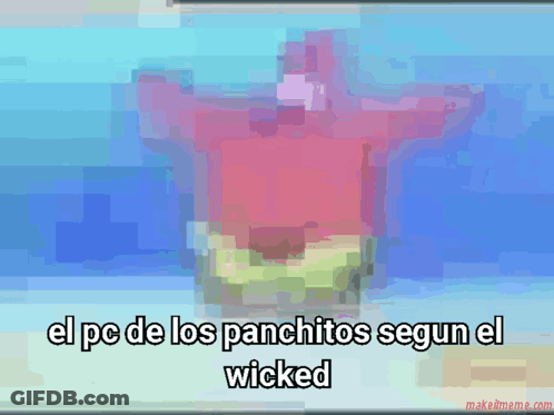 Pixelated Patrick Star El Pc De Los Panchitos Seguin El Wicked GIF