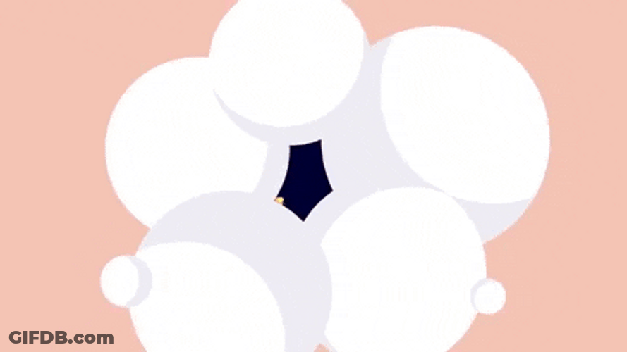 Pixelated Pig Flies Explodes In Space GIF