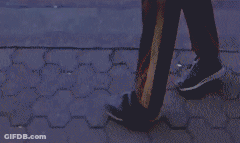 Pixelated Police Officer Standing On Street GIF