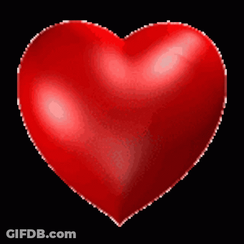 Pixelated Red Heart GIF