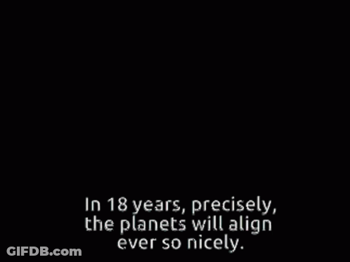 Pixelated Star With In 18 Years Precisely The Planets Will Align Ever So Nicely GIF