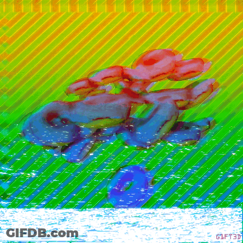 Pixelated Videos Of Donuts GIF