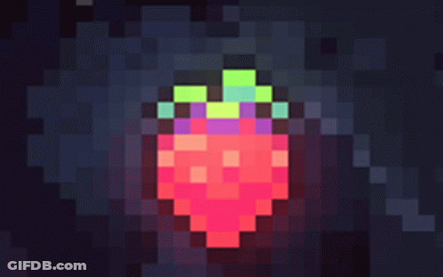 Pixelated White Circle On Dark Blue Background GIF