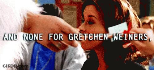Pixelated Woman And None For Gretchen Weiners GIF