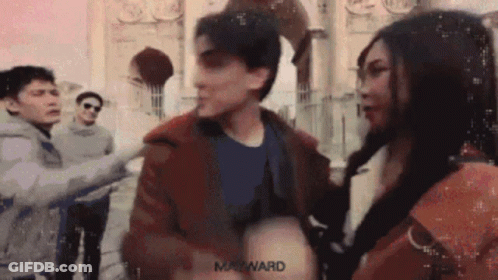 Pixelated Woman At 0:07 GIF