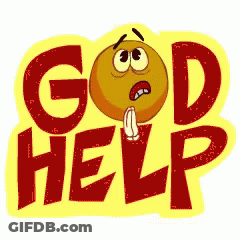 Pixelated Woman Saying God Yes GIF