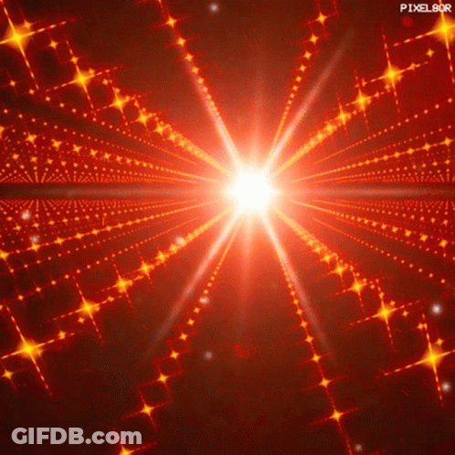 Pixelbor Logo On Red Background GIF