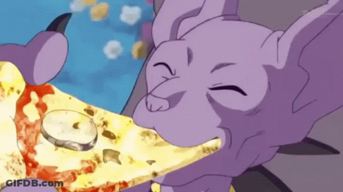 Pizza Beerus GIF