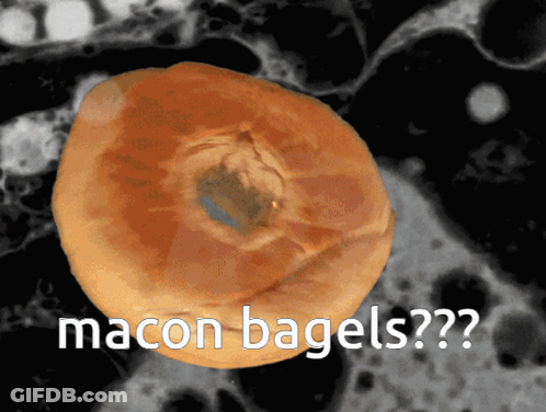 Pizza Donut With Pepperoni And Cheese Saying Delish GIF