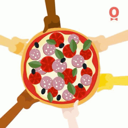 Pizza Happy Friendship Day GIF