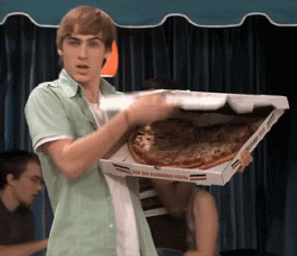 Pizza Heart Love Delivery GIF