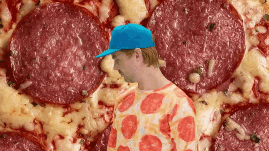 Pizza Lover Yum GIF