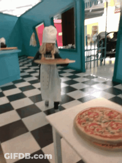 Pizza Time Baking Multiple Pizza GIF