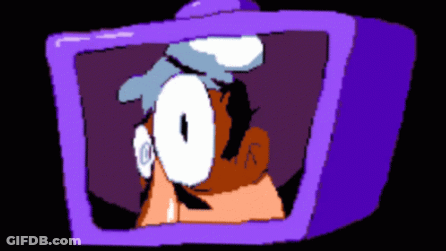 Pizza Tower Peppino On The Tv Screen GIF