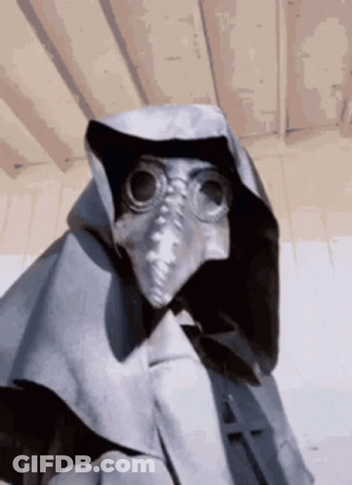 Plague Doctor Cosplay Dance Peace GIF