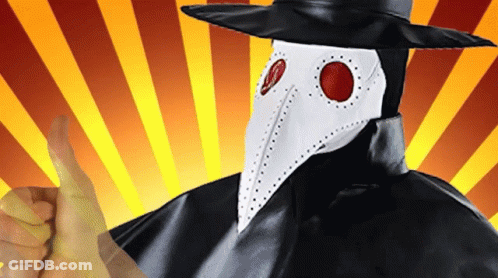 Plague Doctor Costume Thumbs Up GIF