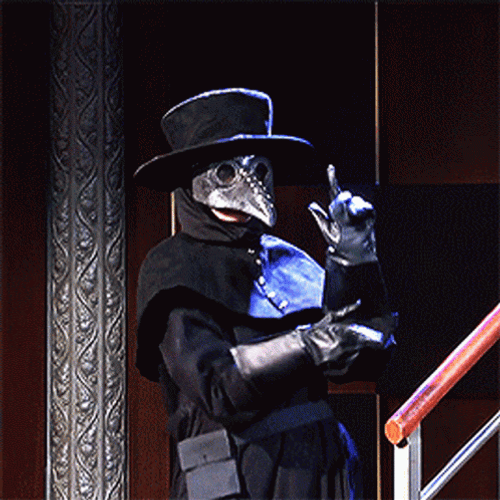 Plague Doctor Dance Fingerguns GIF