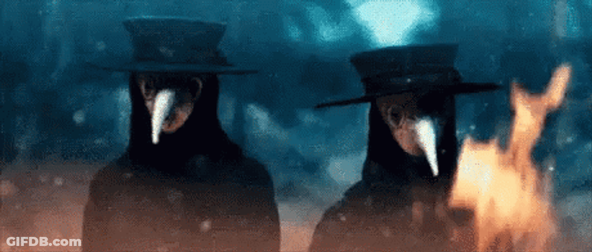 Plague Doctor Hell Fires GIF