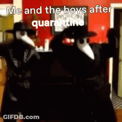 Plague Doctor Quarantine Dance GIF