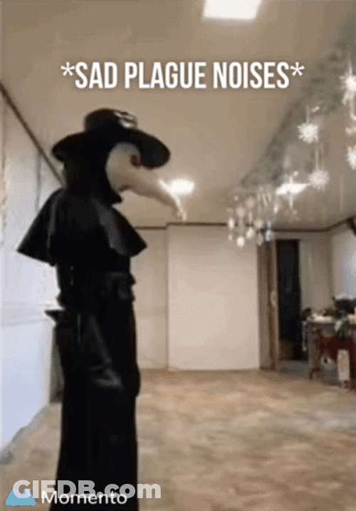 Plague Doctor Sad Noises GIF