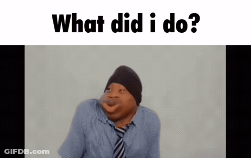 Plaid Shirt Man Asks What Did I Do GIF