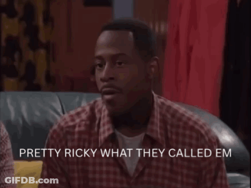 Plaid Shirt Man Saying Pretty Ricky What They Called Em GIF