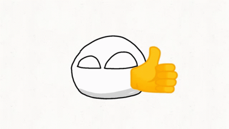Plain Countryballs Like GIF