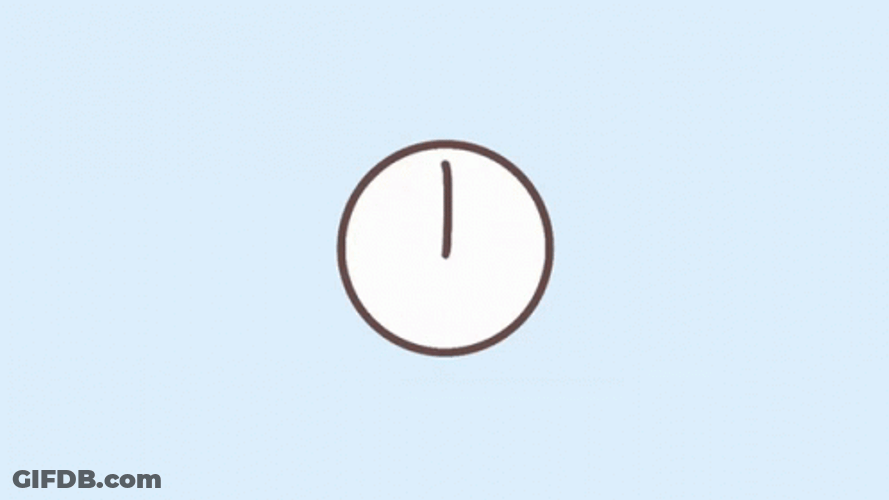 Plain Ticking Clock GIF