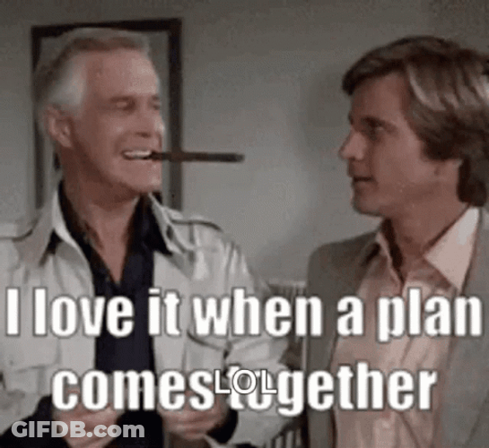 Plan Vintage John Hannibal Smith GIF
